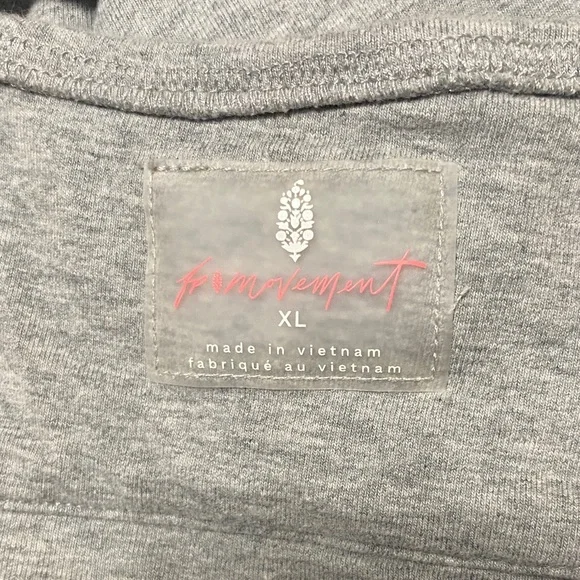 Free People Heather Grey Hot Shot Onesie Jumpsuit with Pockets - XL - Picture 6 of 6